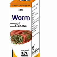 Jhactions WORM CLEAN – Homeopathic Deworming Drops for Intestinal Worms in Children and Adults
