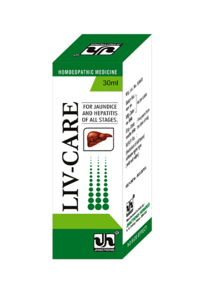 Jhactions LIV-CARE – Homeopathic Liver Drops for Jaundice, Hepatitis & Liver Support