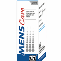 Bottle of Jhactions MENS CARE homeopathic medicine for menstrual health