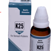Kent Stomalex K25 Homeopathic Drops for Stomach Ulcers and Gastric Pain Relief