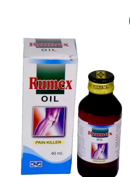 Kent Rumex Oil bottle for joint and muscle pain relief