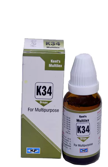 Kent Multilex – K34 Homeopathic Drops for Malabsorption, Malnutrition & Nervous Sensitivity
