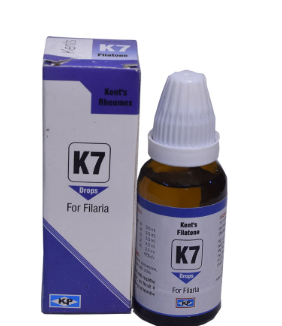 Kent Filatone K7 Homeopathic Drops for Filaria & Swollen Legs