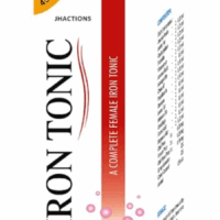 Jhactions Iron Tonic – Herbal Supplement Bottle for Women's Health Support