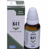 Kent Sun Stroke K41 Homeopathic Drops Bottle for Heat Stroke Relief