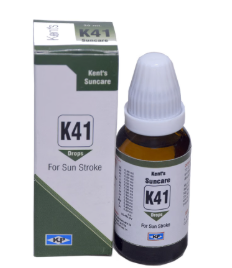 Kent Sun Stroke K41 Homeopathic Drops Bottle for Heat Stroke Relief