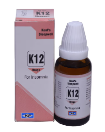 Kent Sleepwell K12 homeopathic sleep remedy bottle