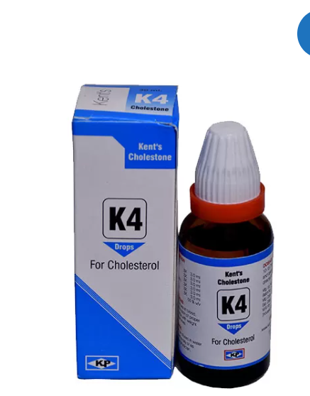 Kent Cholestone K4 Homeopathic Medicine for Cholesterol & Fat Metabolism