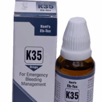 Kent's Eb-Tex k35 homeopathic antiseptic for bleeding control