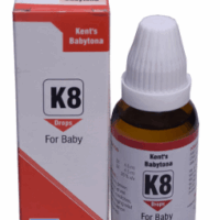 Kent Babytona K8 Homeopathic Drops for Baby Stomach Pain and Teething Relief