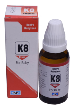 Kent Babytona K8 Homeopathic Drops for Baby Stomach Pain and Teething Relief