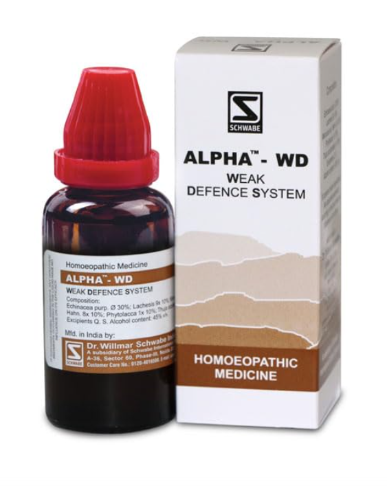 Alpha WD Immunity Drops – Natural Immune Booster 30ml Bottle