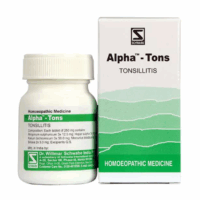 Alpha-Tons homeopathic tablets for sore throat and tonsillitis