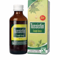 Tussistin Plus Cough Syrup homeopathic syrup for dry, spasmodic, and bronchial cough relief