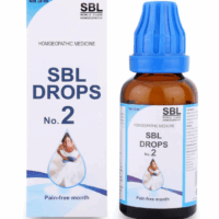 SBL Drops No. 2 – Homeopathic Remedy for Menstrual Pain and Cramps