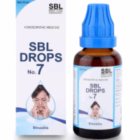 SBL Drops No. 7 bottle – Natural sinusitis relief with homeopathy