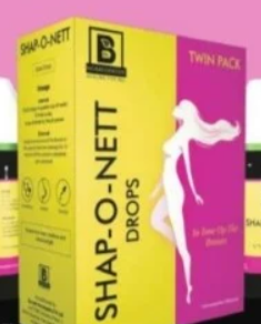 Burnett Shap-O-Nett Drops Twin Pack for breast firming and shaping