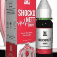 Burnett Shockonett Drops bottle for natural shock and trauma relief