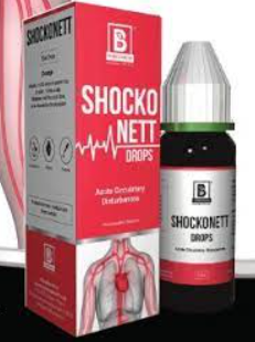 Burnett Shockonett Drops bottle for natural shock and trauma relief