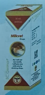 BC german MILKVET DROPS – Homeopathic Drops for Milk Production in Animals