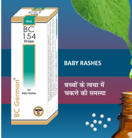 BC German BC 154 Drops – Homeopathy for Baby Rash Relief