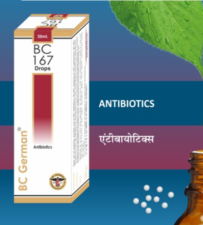 BC German BC167 Drops – Homeopathic Support During Antibiotic Use
