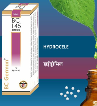BC German BC 145 Drops – Homeopathy for Hydrocele & Scrotal Swelling