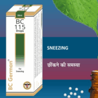 BC German BC 115 Drops – Homeopathy for sneezing and allergy relief