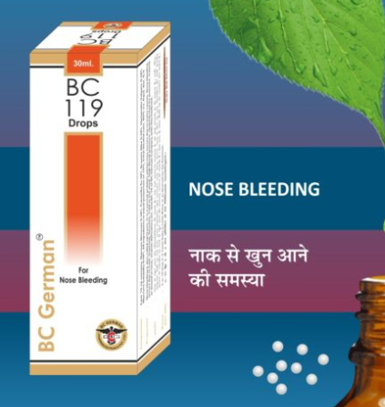 BC German BC 119 Drops – Homeopathic remedy for nosebleeds
