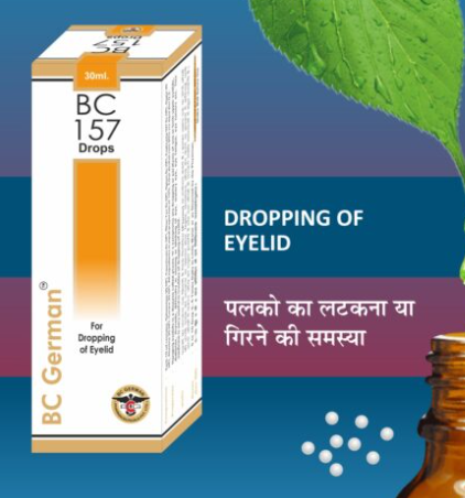 BC German BC 157 Drops for drooping eyelid (ptosis) homeopathic treatment