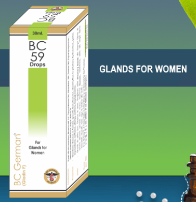 BC German BC 59 Drops Homeopathic Remedy for Thyroid, Glandular Disorders, and Growth Issues