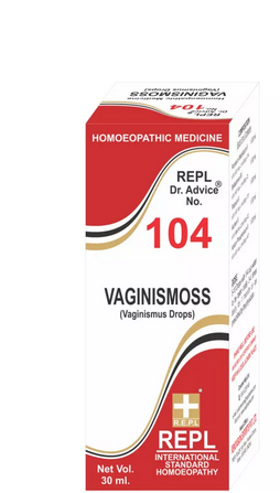 REPL Dr. Advice No. 104 Vaginismoss Drop bottle for vaginismus and pelvic muscle pain relief