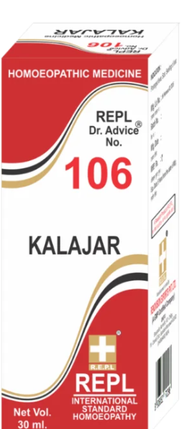 REPL Dr. Advice No. 106 Kalajar Drop bottle – Homeopathic medicine for fever and liver health