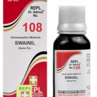 REPL Dr. Advice No. 108 Swainil Drop bottle and packaging