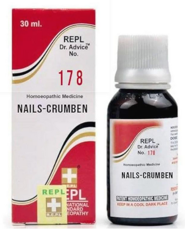 REPL Dr. Advice No.178 Nails-Crumben Drop for Brittle and Weak Nail Strengthening