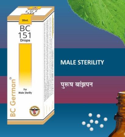 BC 151 Drops – Natural Homeopathy Treatment for Male Infertility and Sperm Health
