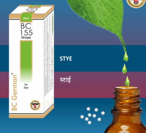 BC German BC 155 Drops for treating eyelid stye, reducing swelling and pain