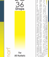 BC German BC 36 Drops for hysteria, emotional imbalance, and nervous disorders in women