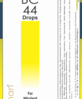 BC German BC 44 Drops for natural allergy relief, respiratory immunity, and histamine control