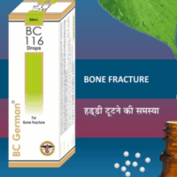BC German BC 116 Drops for bone fracture recovery, pain relief, and natural healing