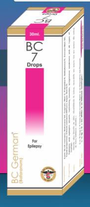 BC German BC 7 Drops homeopathic medicine for epilepsy, seizures, and muscle cramps