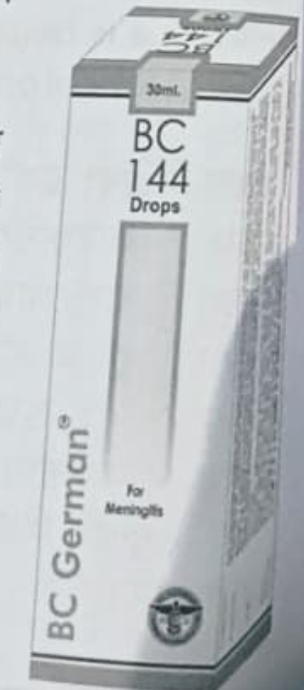 BC German BC-144 DROPS bottle showing natural homeopathic immune support remedy