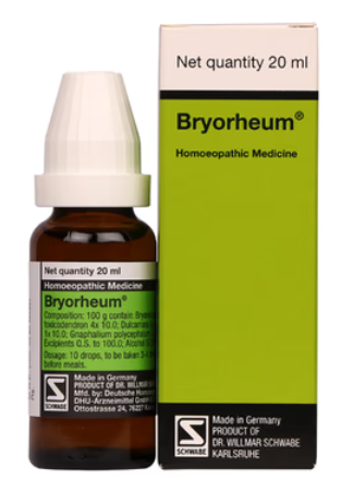 Dr Willmar Schwabe Germany Bryorheum Drop for Joint & Muscle Pain Relief