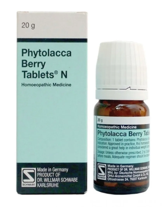 Dr Willmar Schwabe Germany Phytolacca Berry Tablet – Natural Appetite Suppressant for Weight Control