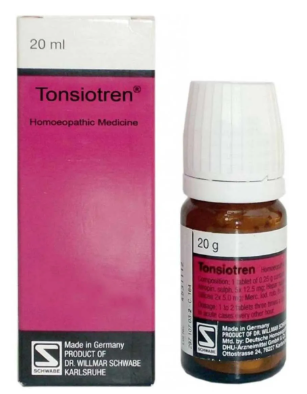 Dr Willmar Schwabe Germany Tonsiotren Tablet – Natural Relief for Tonsillitis and Sore Throat