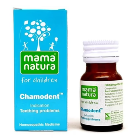 Mama Natura Chamodent Tablets – Natural Relief for Teething Pain in Babies