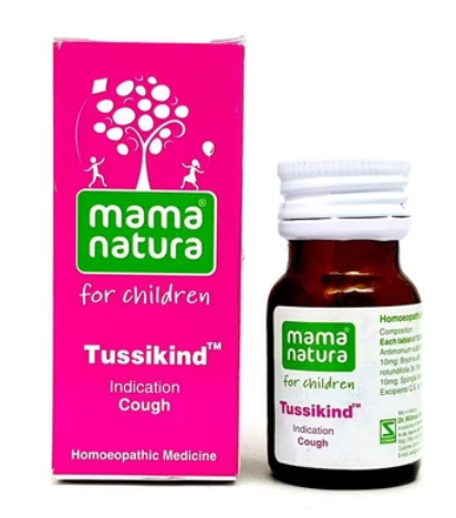 Mama Natura Tussikind Tablet – Homeopathic Cough Relief for Children