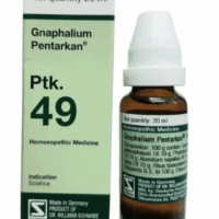 Dr Willmar Schwabe Germany Gnaphalium Pentarkan Ptk. 49 Drop 20ml Bottle