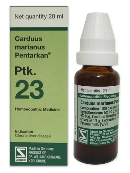Dr Willmar Schwabe Germany Carduus Marianus Pentarkan Ptk. 23 Drop – 20 ml bottle
