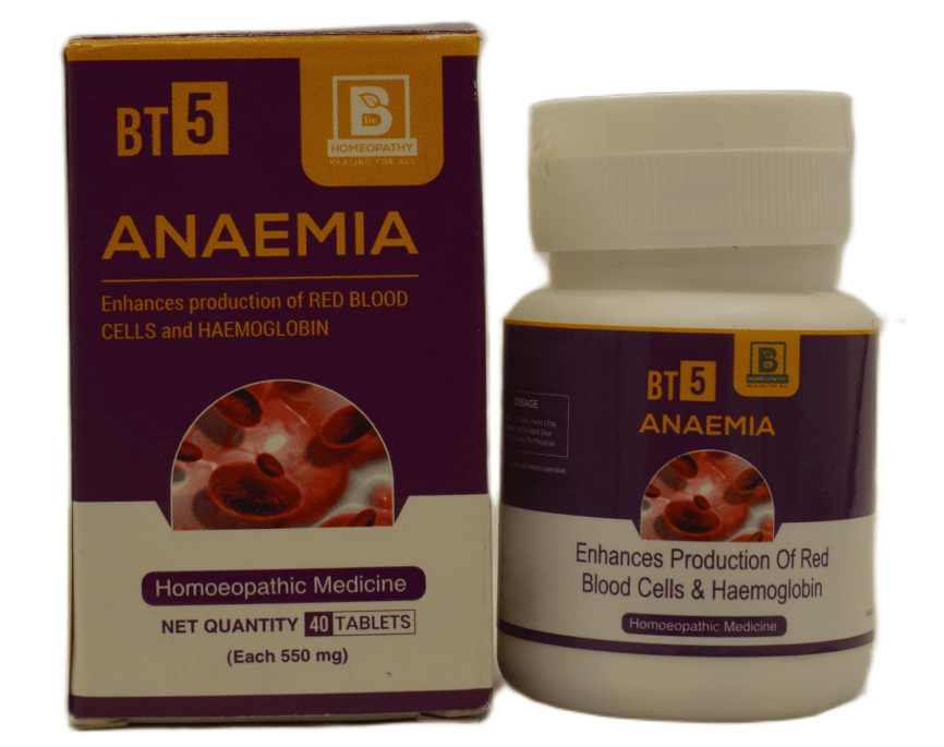 Burnett BT 5 Anaemia Tablets – Natural Remedy for Low Hemoglobin